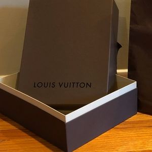 Louis Vuitton box a shopping bag